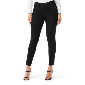 Sofia Vergara jeans skinny jeans with faux leather piping